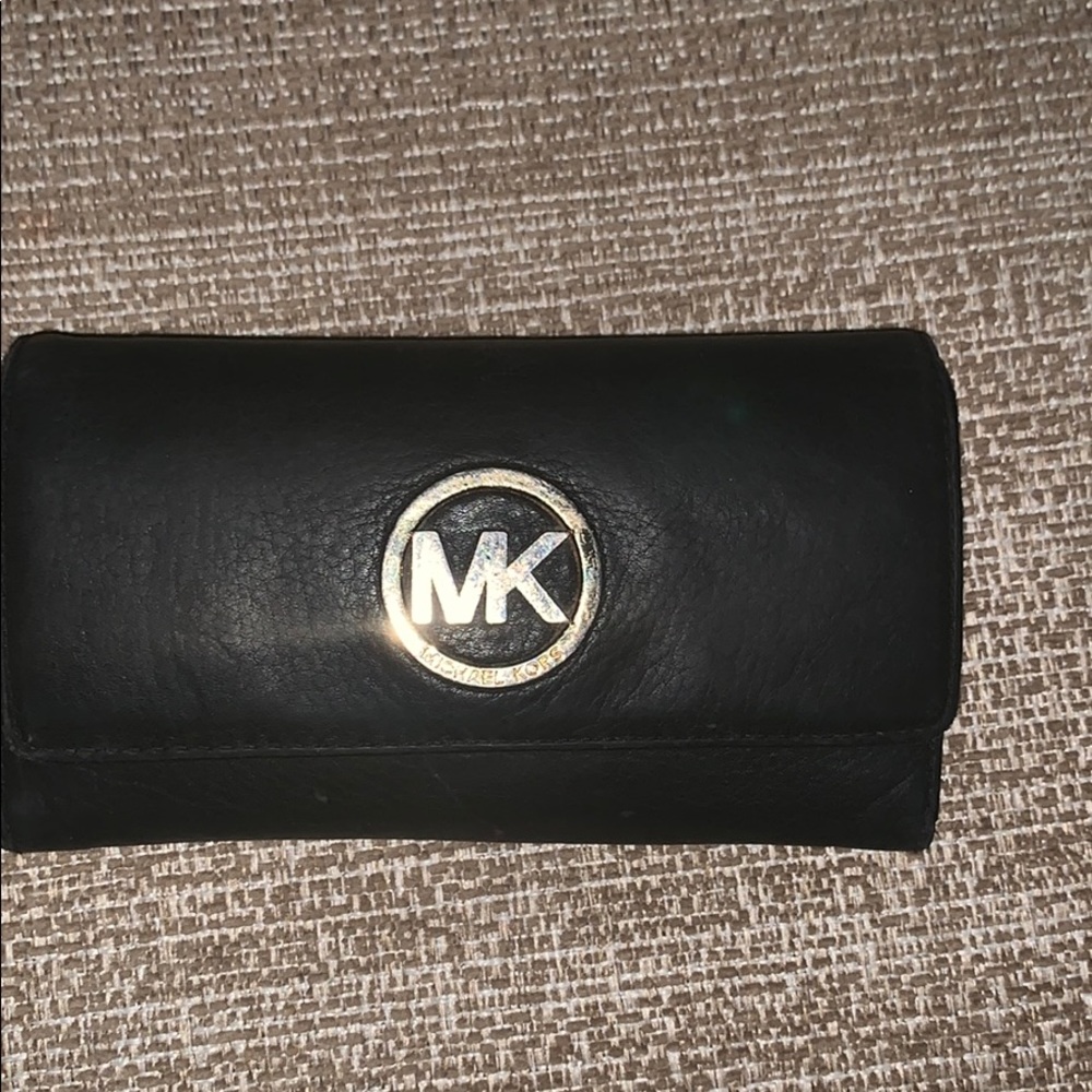 Authentic black MK’s wallet
